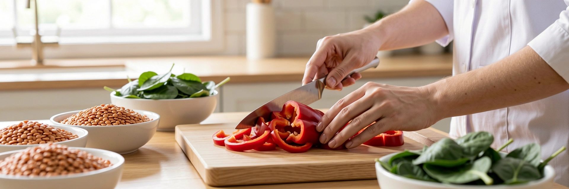 Preparation of fresh ingredients